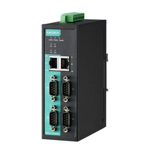 Moxa NPort IA5450AI Servidor de Dispositivos Seriales Industriales de 4 Puertos, Módulo de Comunicación RS-232 Ethernet - Product Image 1