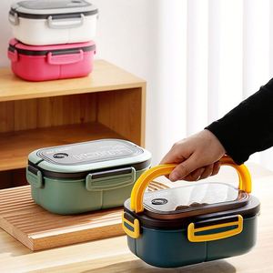 Boîte à lunch hermétique portable à 2 étages avec grille pour enfants et étudiants - Product Image 2