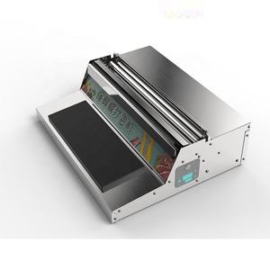 Envoltura de mano semiautomática Máquina de envoltura de película adhesiva de plástico <span class=keywords><strong>para</strong></span> alimentos. Fruta. Paquete de carne - Product Image 2