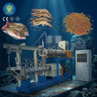 Ligne de production d'aliments pour poissons, machine d'extrusion pour aliments flottants au chlorure de choline pour poissons-chats et truites