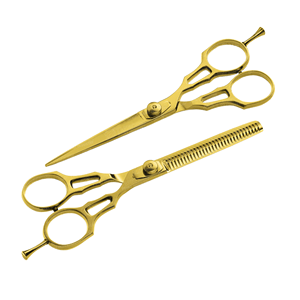 Stainless Steel Damascus <b>Thinning</b> <b>Scissors</b> with 30 Teeth Right-Handed Barber <b>Hair</b> <b>Scissors</b> - Product Image 1