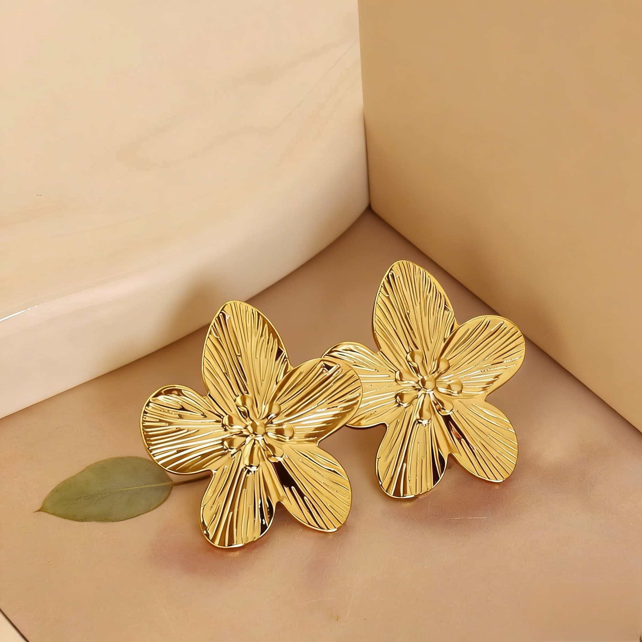 European American Trendy Cross-Border Punk Cold Wind Stainless Steel Earrings Geometric Irregular Drop Fashion Jewelry