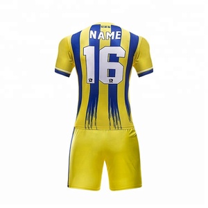Make your own soccer sublimation making sizes full Name Number logo soccer jersey - Product Image 2