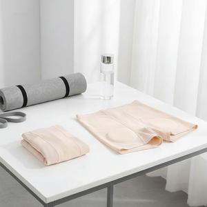 Pantaloncini Modellanti da Donna ad Alta Elasticità, Neri e Color Albicocca, Traspiranti, Effetto Push-Up, Snellenti per la <span class=keywords><strong>Vita</strong></span> - Product Image 5