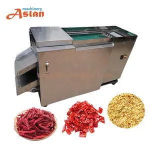 Dry chili seed removing machine dried pepper chili cutting dicing machine