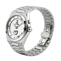 Nouvelle montre à quartz 2026, design simple d'inspiration chinoise, cadran à caractères chinois, boîtier en acier inoxydable, verre saphir, étanche