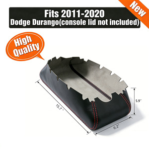 Funda para Reposabrazos de Jeep Grand Cherokee 2011-2020, Cuero de Microfibra Auténtica, Protección para la Consola Central - Product Image 4