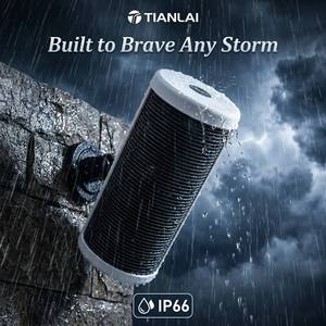 ลำโพงคอลัมน์กันน้ำสำหรับภายนอก Tianlai 20W 110V 4 นิ้ว พร้อมทวีตเตอร์ สีขาวขุ่น ระบบเสียง PA สำหรับสวน ยิม โรงงานขายส่ง - Product Image 4