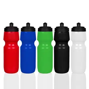 700 مللي البلاستيك الرياضية ضغط المياه زجاجة معزول دراجة زجاجات مياه لتشغيل لكرة القدم المياه زجاجة