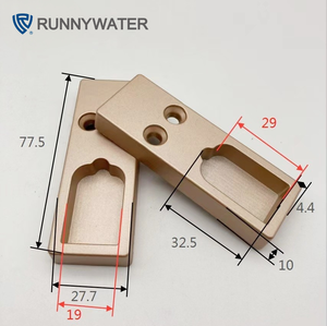 Supporto per Tubo 12*30mm in Lega di Zinco, Staffa Terminale per Asta Appendiabiti <span class=keywords><strong>da</strong></span> <span class=keywords><strong>Armadio</strong></span> - Product Image 6