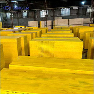 <span class=keywords><strong>Panneau</strong></span> de coffrage commercial XINGER en contreplaqué triple couche 27 mm en épicéa, pin et abriolé, jaune, pour construction en béton - Product Image 1