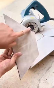 เครื่องบดมุมใบมีดเพชร4.5นิ้วแบบมีรูพรุนแผ่นตัดกว้างสำหรับตัดกระเบื้องใบเลื่อยแผ่นหินแผ่นกระเบื้อง - Product Image 3