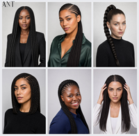 Extensions de tresses synthétiques Yaki pré-étirées de 26 pouces, 3X Jumbo, 270g, ignifuges, vente en gros