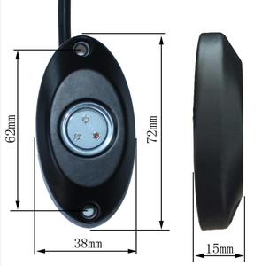 WEIKEN-kit de luz de roca led de 9w y 12V para Jeeps, camiones, ATV, vehículo todoterreno, accesorios para coche, luz de cubierta led para barco - Product Image 4