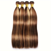 INSI Fábrica al por mayor SDD Vietnamita Hueso Recto Paquete de cabello humano crudo 100% 12A Ombre Color Paquetes de cabello humano crudo