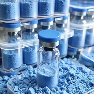 Polvo de Péptido Liofilizado Azul GHK-Cu Personalizable Directo de Fábrica, Grado Cosmético, Materia Prima, Suministro de China - Product Image 6