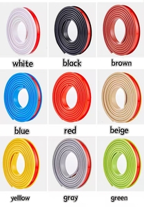 TPE tự dính đồ nội thất viền băng, hình chữ U cạnh TRIM niêm phong dải cho tủ tủ quần áo bảng - Product Image 3