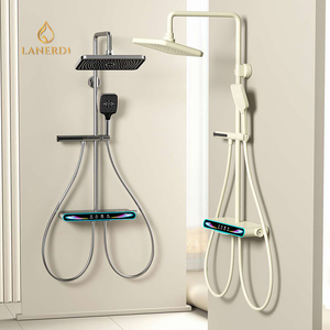 Ensemble <span class=keywords><strong>de</strong></span> <span class=keywords><strong>douche</strong></span> flexible avec kit <span class=keywords><strong>de</strong></span> massage par pulvérisation, affichage LED, eau chaude et froide, <span class=keywords><strong>grande</strong></span> pomme <span class=keywords><strong>de</strong></span> <span class=keywords><strong>douche</strong></span> pluie, <span class=keywords><strong>colonne</strong></span> <span class=keywords><strong>de</strong></span> <span class=keywords><strong>douche</strong></span> - Product Image 2