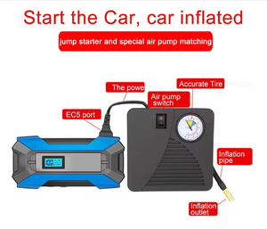 <span class=keywords><strong>Amazon</strong></span> Auto ABS Batería de carga de encendido Arrancador de coche con Banco de energía y monitor de presión de neumáticos Dispositivo de arranque de emergencia - Product Image 3