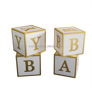 Letras de Bloques Acrílicas Grandes para Decoración de Fiestas de Baby Shower y Cumpleaños - Product Image 4