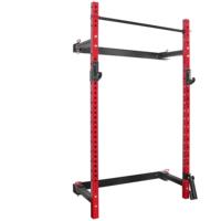 Rack d'entraînement mural multifonctionnel en acier commercial, réglable pour exercices complet du corps (poitrine/dos/jambes/squats/statiques)