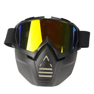 गर्म बेचने मोटोक्रॉस विंटेज रेट्रो मोटरसाइकिल साइकल चलाना मोटरबाइक हेलमेट के लिए आंख मारना - Product Image 2