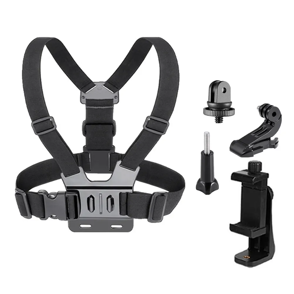 Sports Photography Equipment Holder Cell Mobile Phone Camera Mount Harness Chest Strap