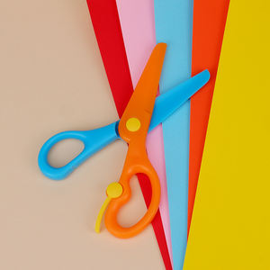 กรรไกรพลาสติก ABS ขอบโค้งมนสำหรับเด็กกรรไกรตัดกระดาษ DIY - Product Image 3