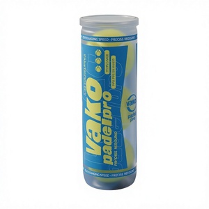 Balle de <span class=keywords><strong>padel</strong></span> FIP Standard Vako, 47% laine, durable, approuvée ITF, écologique, portable, personnalisable, extrêmement rapide - Product Image 1