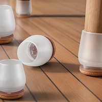 Protections de pieds de meubles en silicone anti-rayures, antidérapantes, réductrices de bruit pour pieds de table et de chaise de yacht