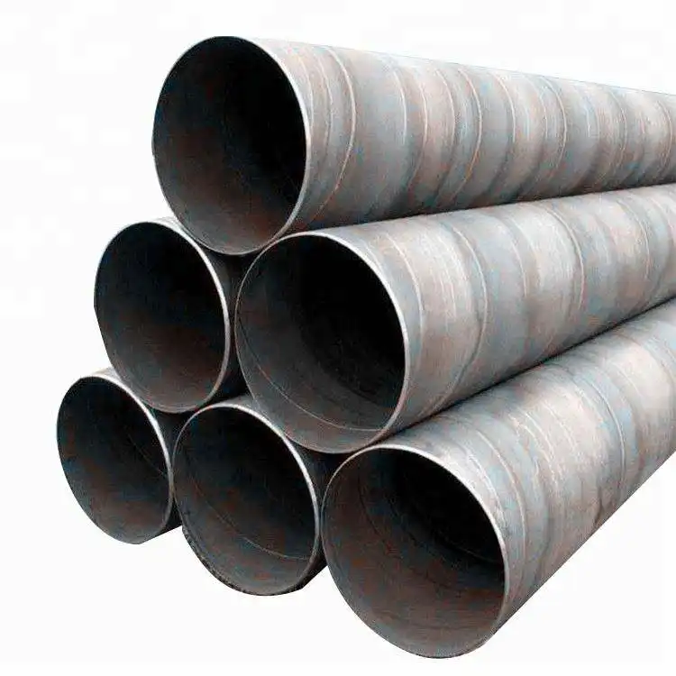 O melhor preço API 5L x42 x52 x56 x60 Steel Pipe tubo de aço espiral da solda do carbono do grande diâmetro para a construção