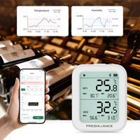 Thermomètre Hygromètre Multifonction Sans Fil Bluetooth Capteur de Température et d'Humidité