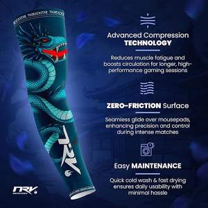 ปลอกแขนผ้าไอซ์ซิลค์แขนสำหรับเล่นเกมกำหนดได้เองปลอกแขนสำหรับเล่นเกม - Product Image 3