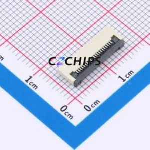 XW0520012-210R-001 FFC/FPC Connector SMD,P=0.5mm,Horizontal Mount Connector Flip Cover Type Bottom Contact 21P 0.5mm - Product Image 1