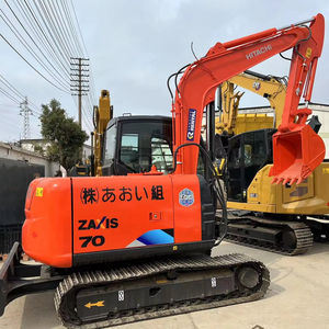 รถขุดขนาดเล็กมือสองคุณภาพสูง รุ่นปี 2019 ฮิตาชิ ZX70 ความจุบุ้งกี๋ 0.3 ลบ.ม. มอเตอร์หลักนำเข้าจากญี่ปุ่น ปั๊ม 7 ตัน เครื่องยนต์ฮิตาชิ - Product Image 1