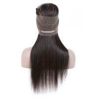 La piel delgada transparente Pre arrancado 360 grado llena del cordón del cabello humano cierre Frontal con el pelo del bebé