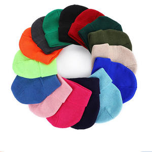 Gorro de invierno unisex para hombre y mujer con borde cálido puño de punto doble para actividades de ciclismo y pesca - Product Image 1