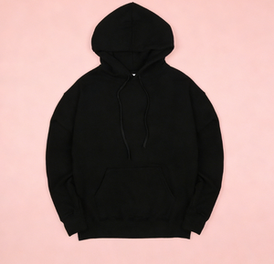 เสื้อฮู้ดดี้เทอร์รี่ 3 ชั้น อุ่นสบายสำหรับฤดูหนาว ผ้าฝ้ายหนานุ่ม ทรงพูลโอเวอร์ มีกระเป๋าจิงโจ้ ทนทาน ถักทออย่างดี สไตล์เกาหลี สตรีทแวร์ลำลอง - Product Image 1