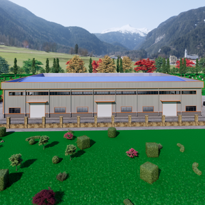 预制钢结构仓库 预制钢结构建筑 预制仓库建筑 - Product Image 4