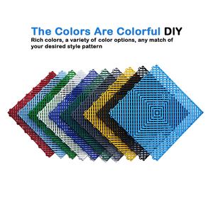 Losetas de <span class=keywords><strong>Vinilo</strong></span> <span class=keywords><strong>para</strong></span> Piso de Garaje, Encajables, Lisas, Resistentes, Diseño de Placa de Diamante, Antideslizantes, Ecológicas, Impermeables, Diseño Gráfico - Product Image 2