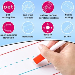 Papel de escritura a mano Jumbo, tiras de frases magnéticas de borrado en seco de 22x17 pulgadas para pizarra blanca, <span class=keywords><strong>aula</strong></span> de profesores - Product Image 4