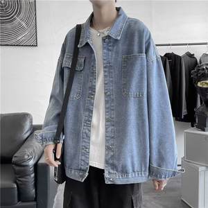 Chaqueta de Mezclilla para Hombre, Estilo Americano, Holgada, Estilo Urbano, Otoño Invierno, Marca Moderna, de Alta Gama - Product Image 2