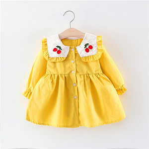 Ropa Infantil, Moda Pakistaní, Vestido Largo Estilo Boho, Diseño con Bordado de Dibujos Animados para Niñas - Product Image 4