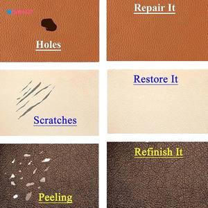 Kit de Pintura para <span class=keywords><strong>Cuero</strong></span> de 12 Colores, Pintura para <span class=keywords><strong>Cuero</strong></span> y Vinilo, Impermeable, Flexible y de Larga Duración - Product Image 5