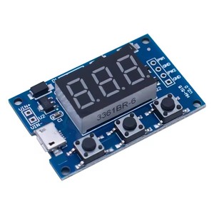 Générateur de signal PWM réglable 2 canaux Micro USB DC, module de fréquence d'impulsion à cycle de travail, affichage numérique LED, tube, DC 5V 12V 24V DIY - Product Image 3