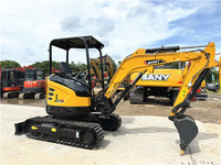 Mini-excavatrice d'occasion SANY SY26u SY26 SY16C SY35U SY18U Excavatrice de 2 tonnes Certifiée CE EPA En bon état et à prix réduit