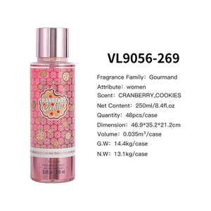250ml V.V.LOVE Women's Gourmand Eau De Parfum Body Fragrance Mist <b>Spray</b> Gift <b>Set</b> Factory Private Labels in Stock OEM&ODM - Product Image 1