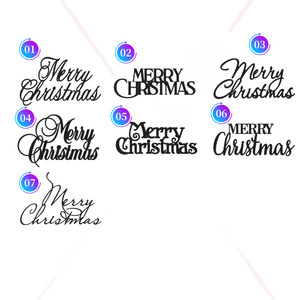 Decoración Acrílica para Pastel de Navidad con Diseño de Miel y Dulzura 744206610 para Decoración Lateral de Pasteles Festivos - Product Image 5