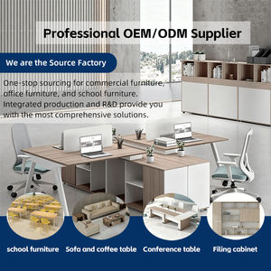 Bureau Moderne <span class=keywords><strong>de</strong></span> <span class=keywords><strong>Direction</strong></span> Réglable en Hauteur avec Tiroirs et Meuble Supérieur en MFC – Écologique et Durable pour Usage Domestique et Commercial - Product Image 6