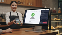 Terminal de point de vente tout-en-un Windows 15,6 pouces, résolution 1920x1080, Wi-Fi 6, 8 Go/128 Go, caisse enregistreuse pour restaurant, écran de vente au détail